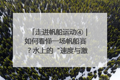 走进帆船运动④｜如何看懂一场帆船赛？水上的“速度与激情”同样精彩