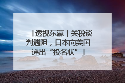 透视东瀛｜关税谈判遇阻，日本向美国递出“投名状”