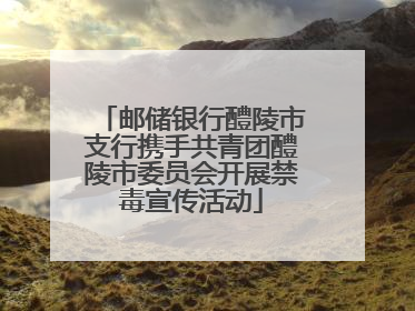 邮储银行醴陵市支行携手共青团醴陵市委员会开展禁毒宣传活动
