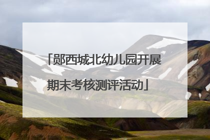 郧西城北幼儿园开展期末考核测评活动