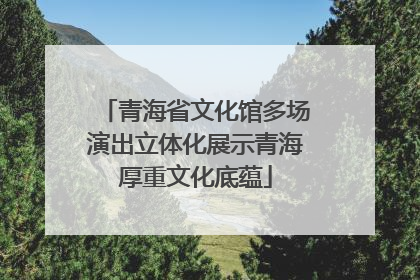 青海省文化馆多场演出立体化展示青海厚重文化底蕴