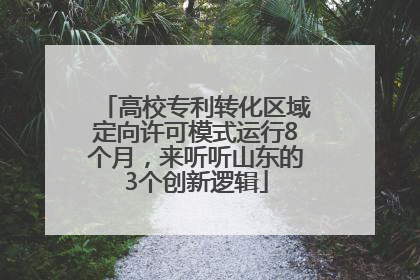 高校专利转化区域定向许可模式运行8个月，来听听山东的3个创新逻辑