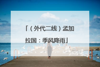 （外代二线）孟加拉国：季风降雨