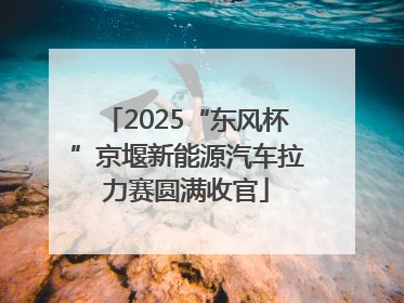 2025“东风杯”京堰新能源汽车拉力赛圆满收官