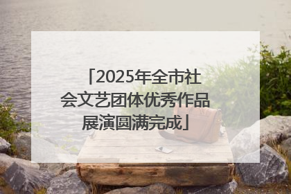 2025年全市社会文艺团体优秀作品展演圆满完成