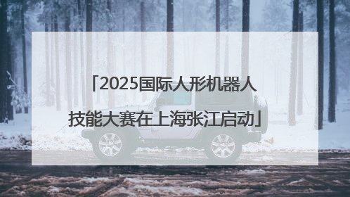2025国际人形机器人技能大赛在上海张江启动