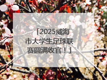 2025威海市大学生足球联赛圆满收官！